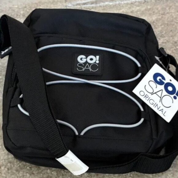 SAC GOSAC Black Crossbody Bag NWT - Picture 1 of 7